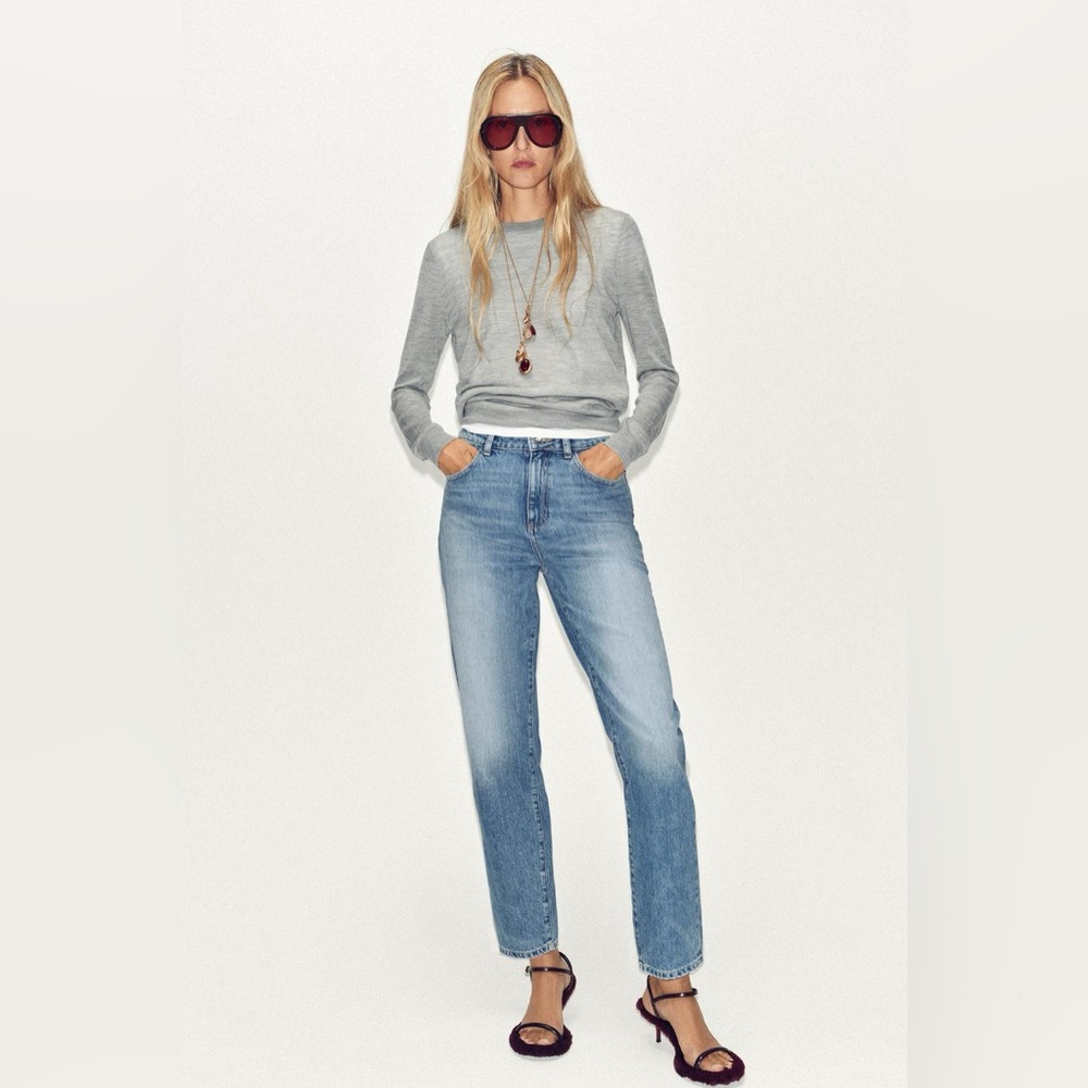 Zara Z.05 Rigid High-Waist Mom Jeans US 2
